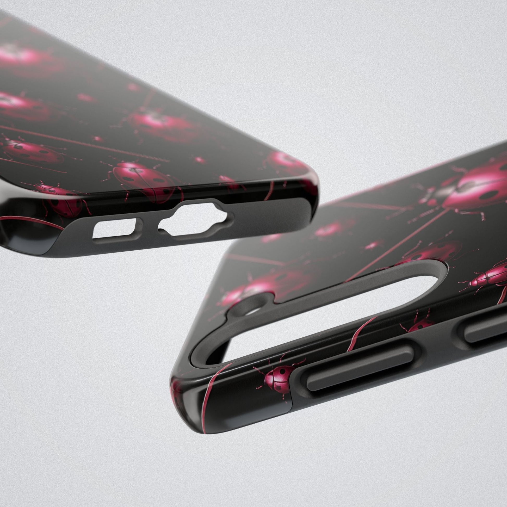 "Pink LadyBugs" Tough Phone Case - Winsome Realms