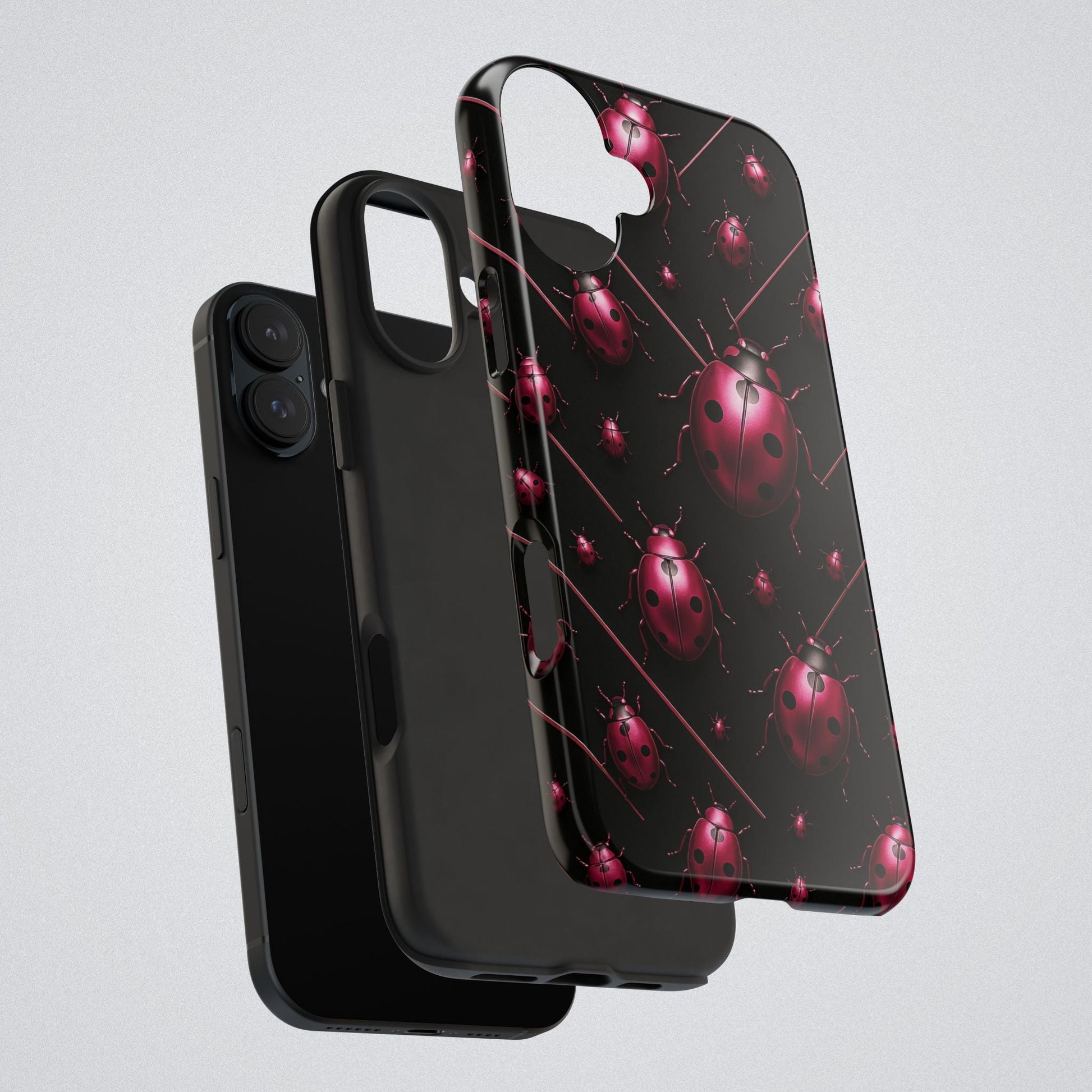 "Pink LadyBugs" Tough Phone Case - Winsome Realms