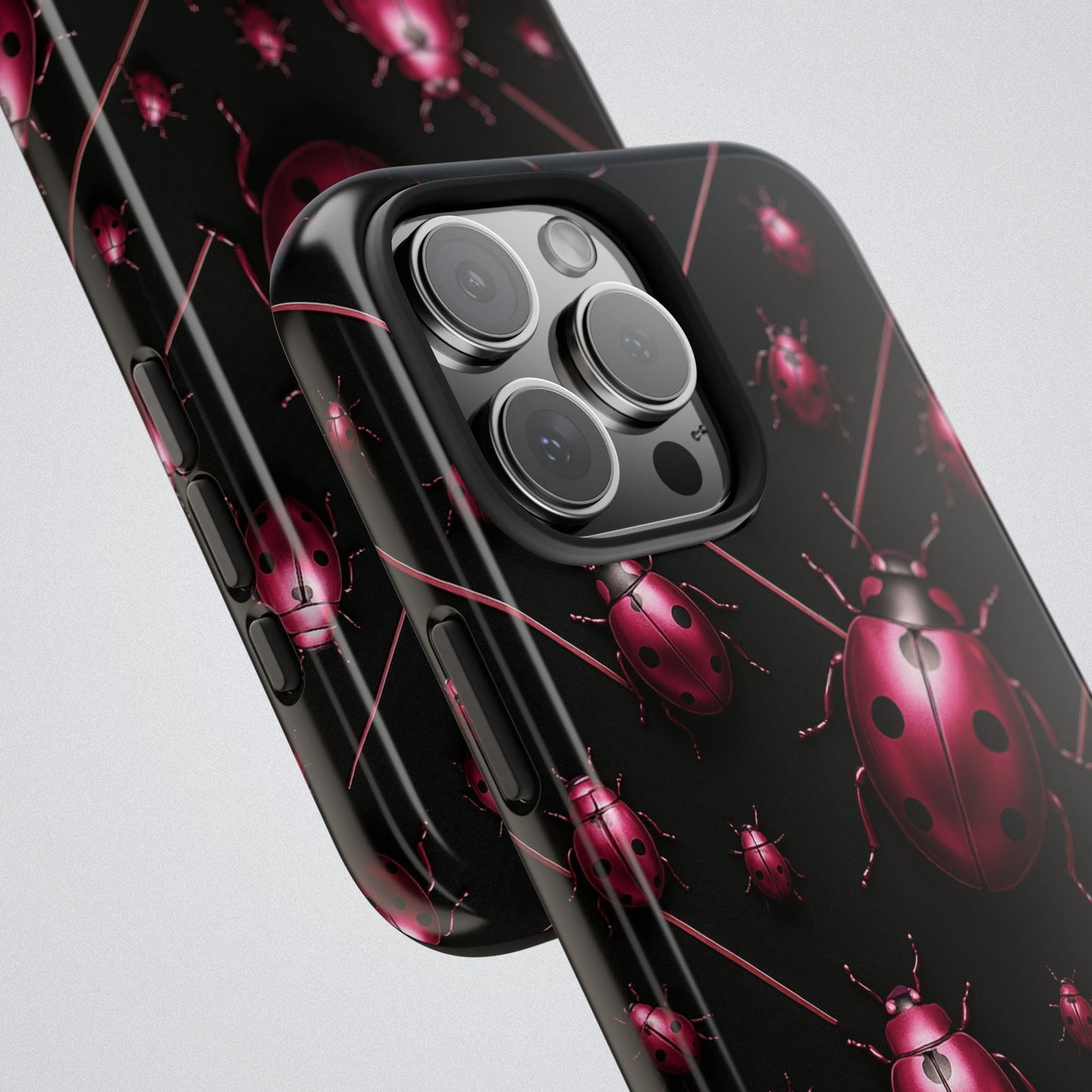 "Pink LadyBugs" Tough Phone Case - Winsome Realms