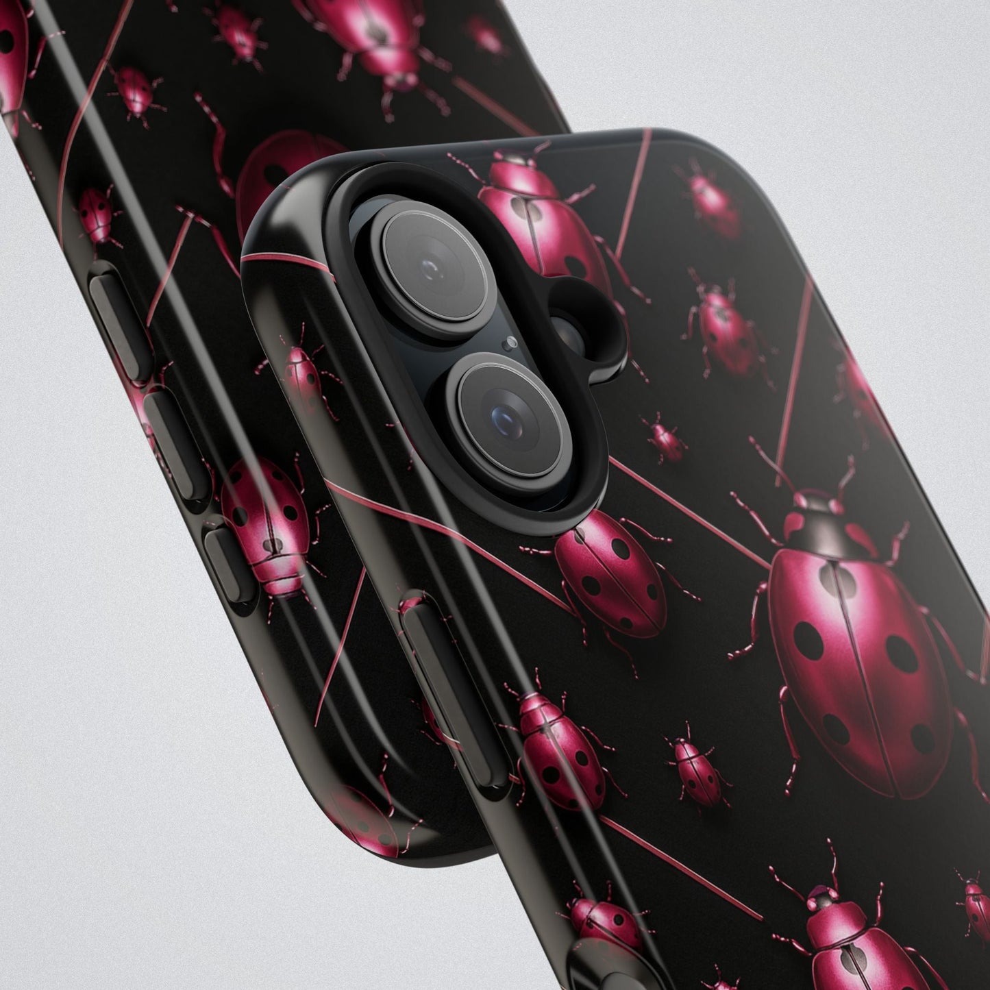 "Pink LadyBugs" Tough Phone Case - Winsome Realms