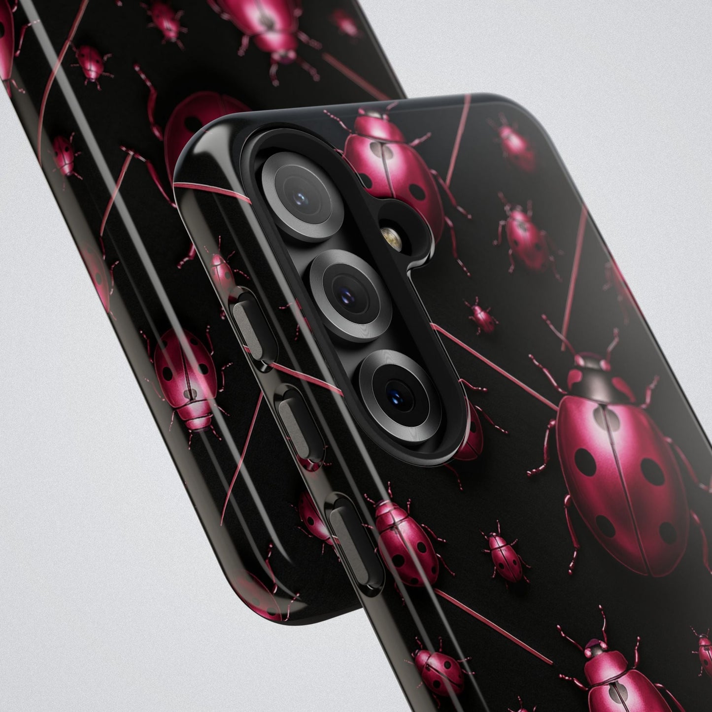 "Pink LadyBugs" Tough Phone Case - Winsome Realms