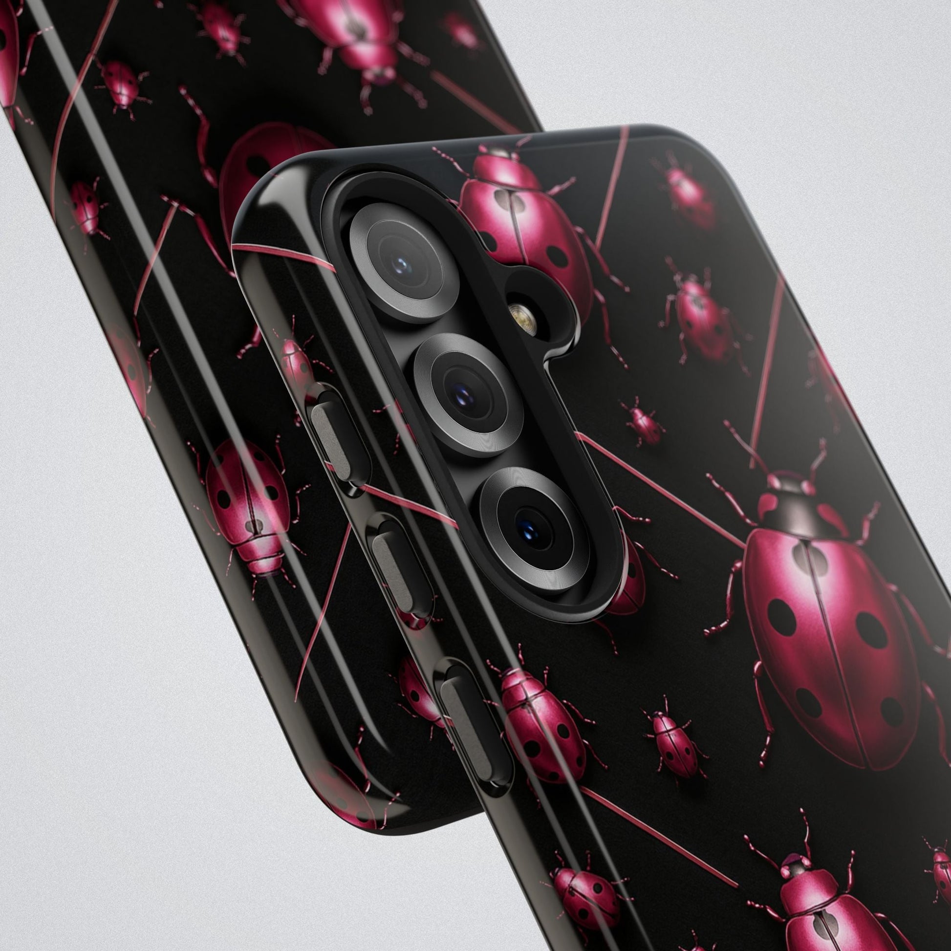 "Pink LadyBugs" Tough Phone Case - Winsome Realms