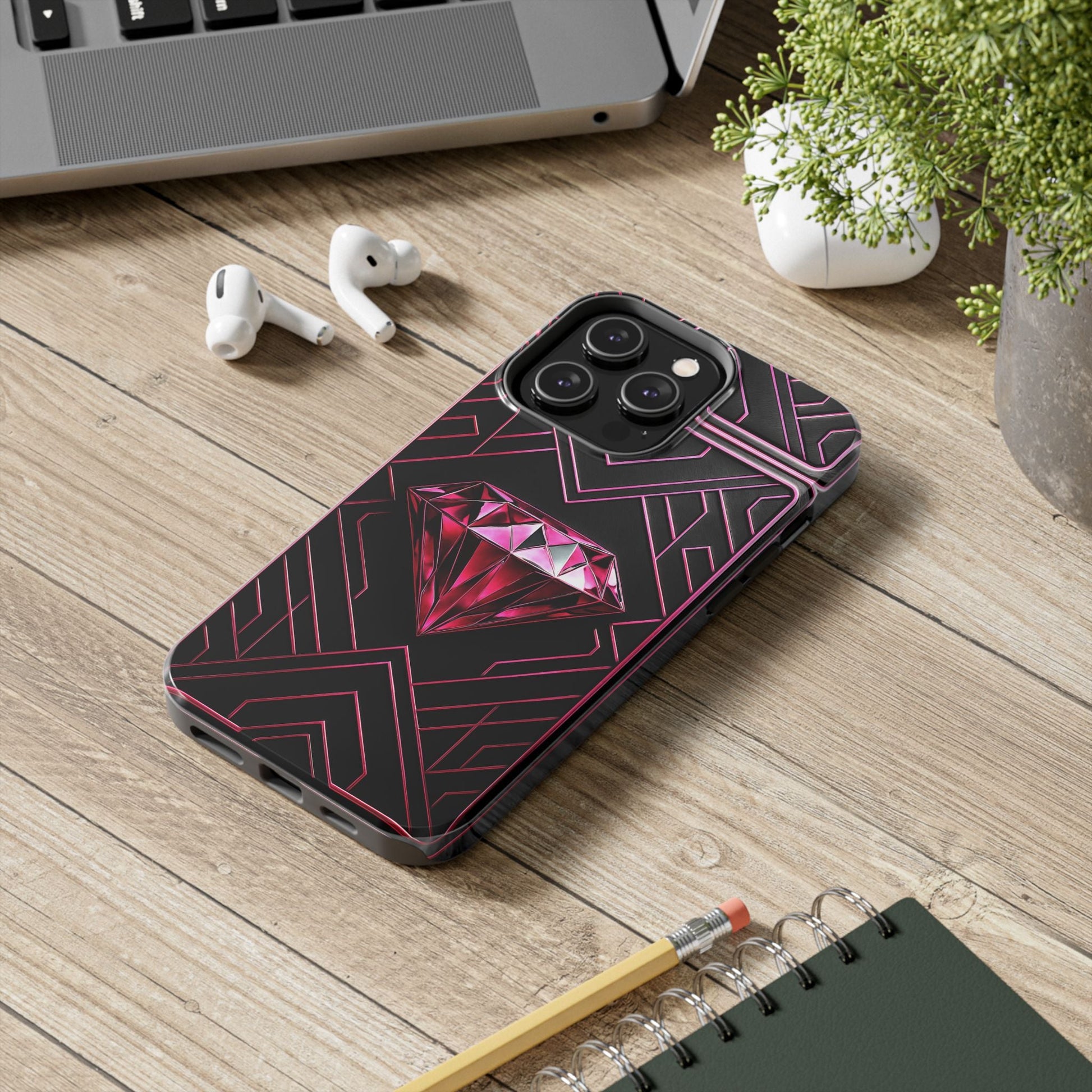 "PinkLady's Diamond" Tough Phone Case - Winsome Realms