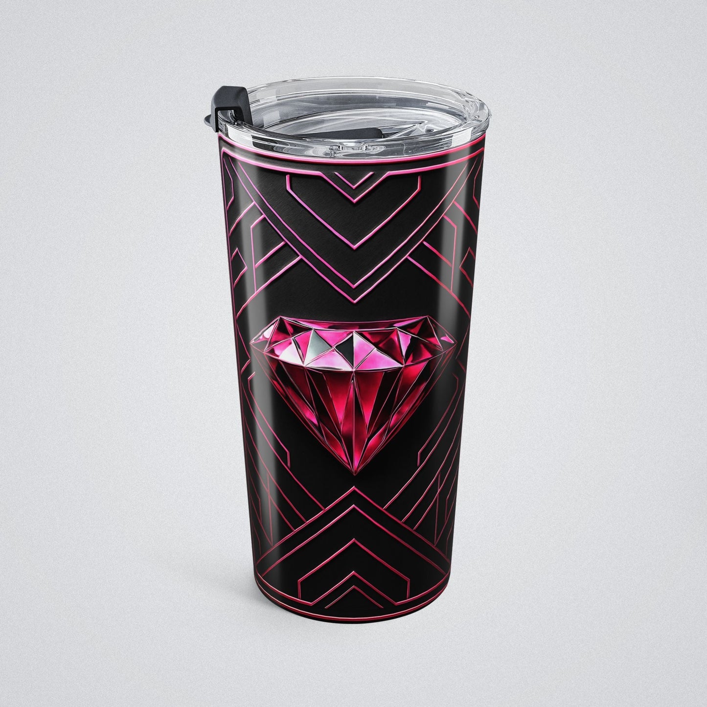 "PinkLady's Diamonds" Insulated Tumbler - Winsome Realms