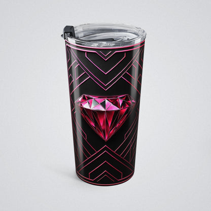 "PinkLady's Diamonds" Insulated Tumbler - Winsome Realms
