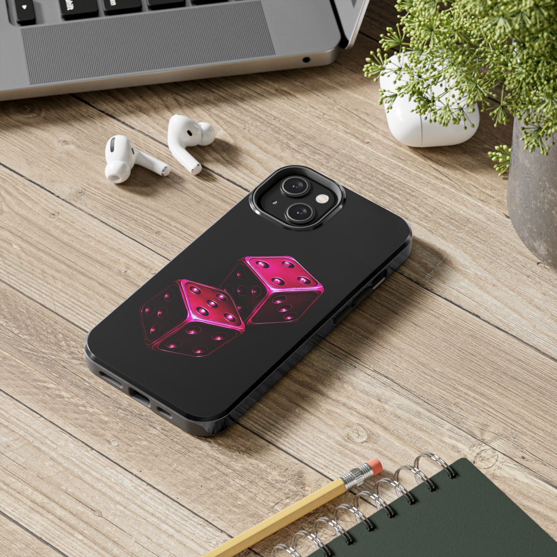 "PinkLady's Dice" Tough Phone Case - Winsome Realms