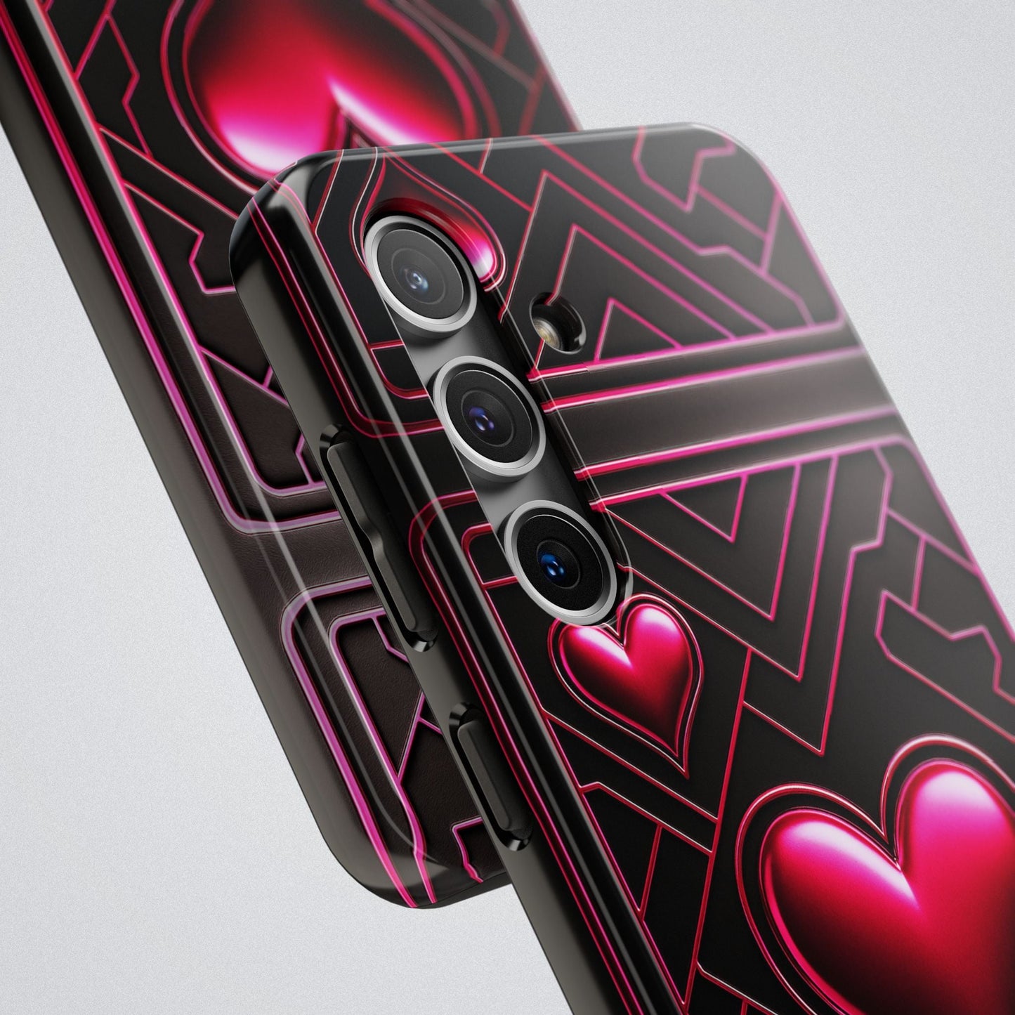 "PinkLady's Hearts" Tough Phone Case - Winsome Realms