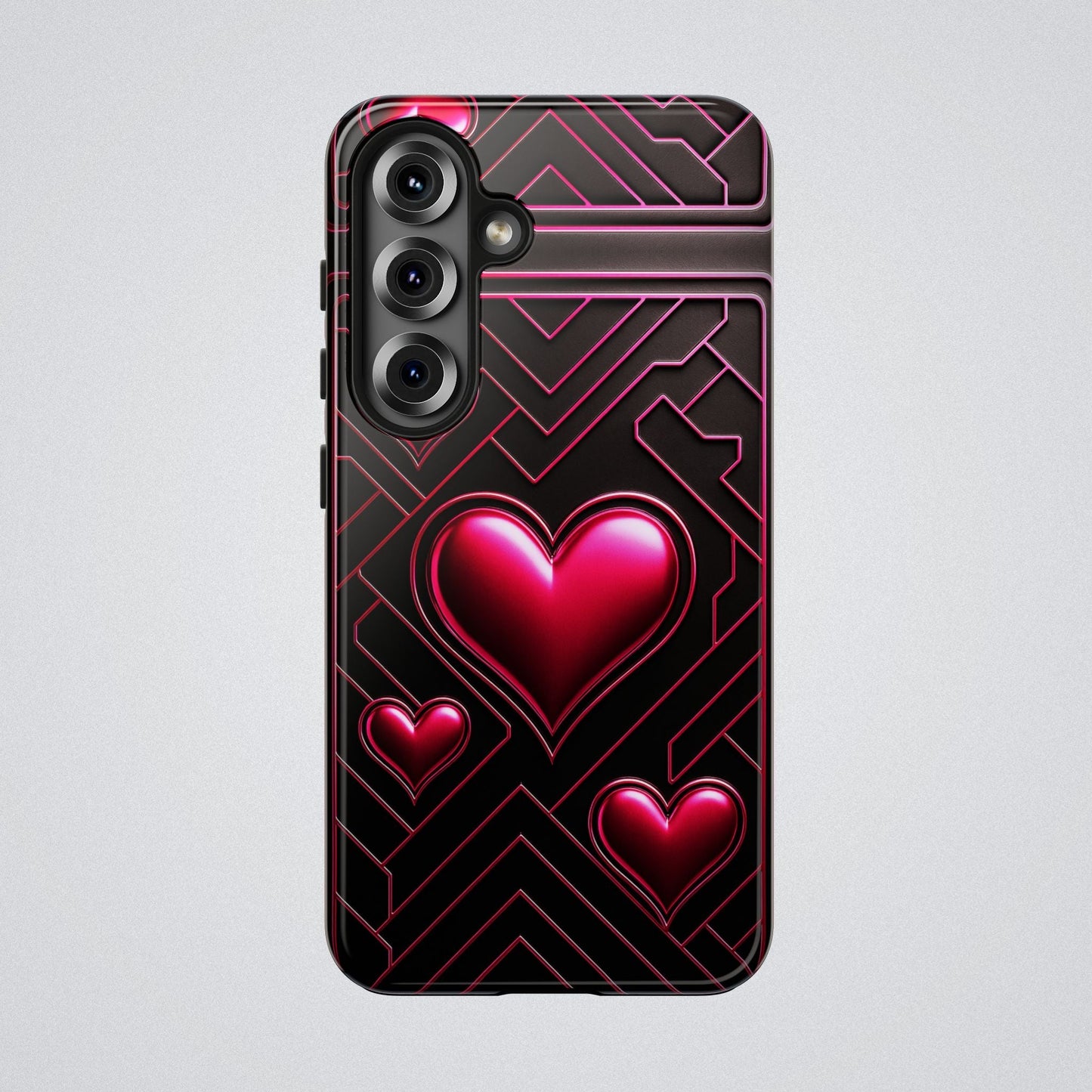 "PinkLady's Hearts" Tough Phone Case - Winsome Realms