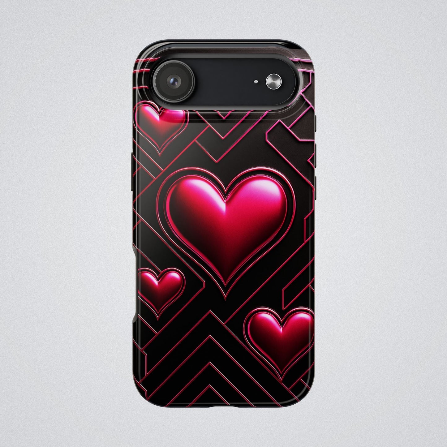 "PinkLady's Hearts" Tough Phone Case - Winsome Realms