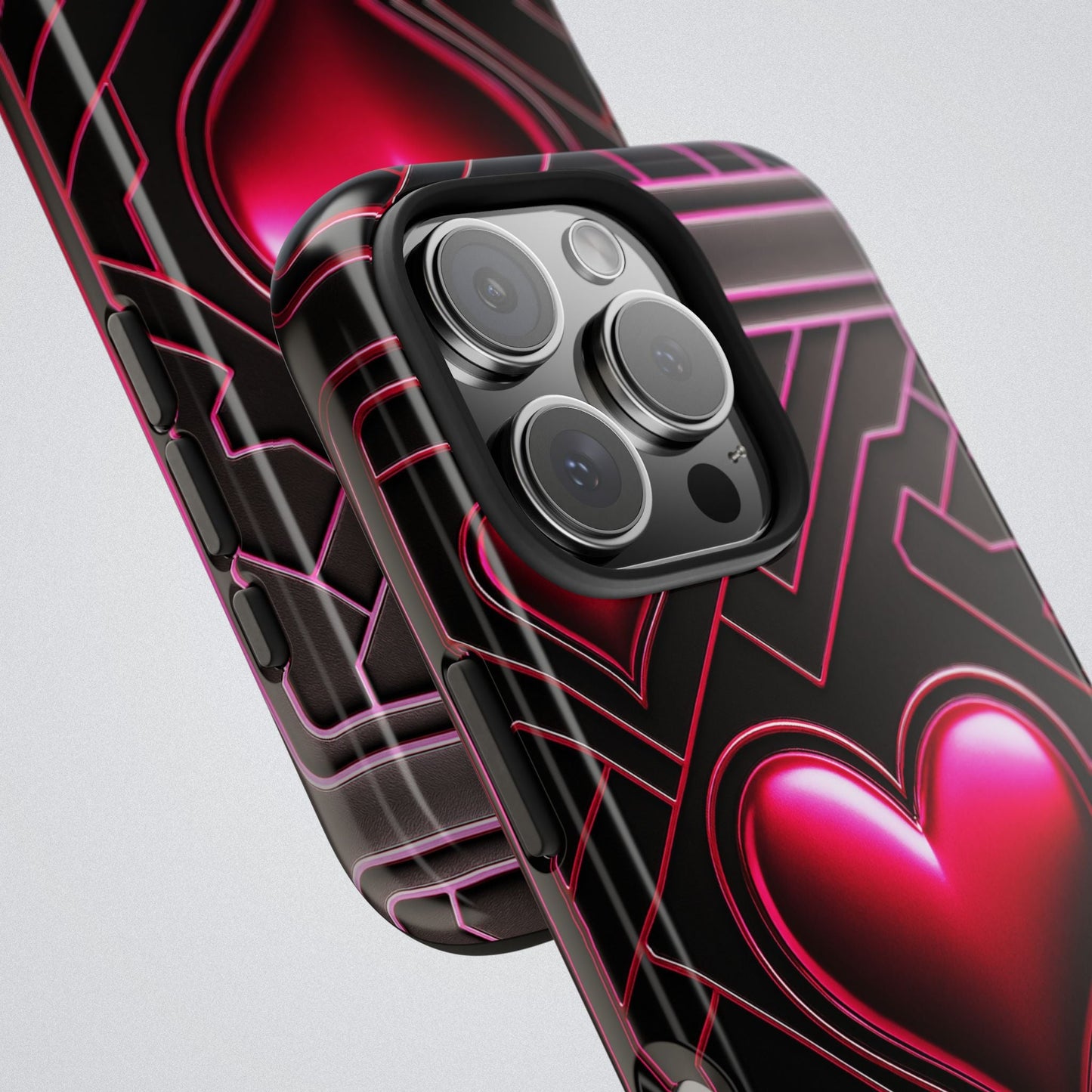 "PinkLady's Hearts" Tough Phone Case - Winsome Realms