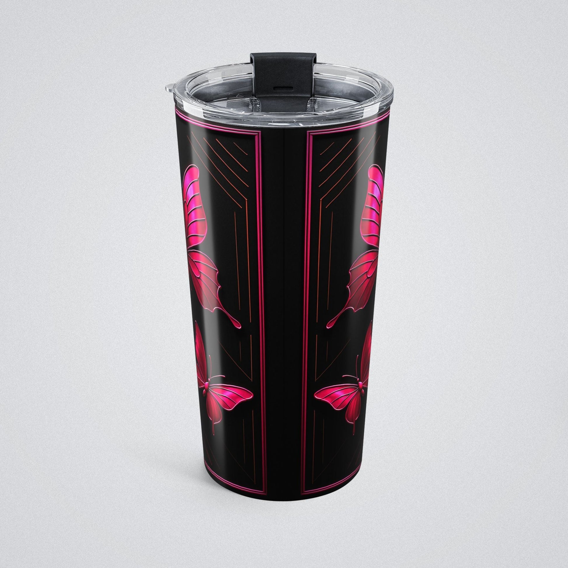 "PinkLady's Monarchs" Insulated Tumbler - Winsome Realms
