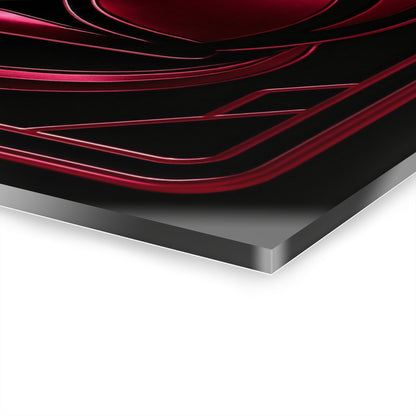 "PinkLady's Purr" Art Deco Acrylics - Winsome Realms