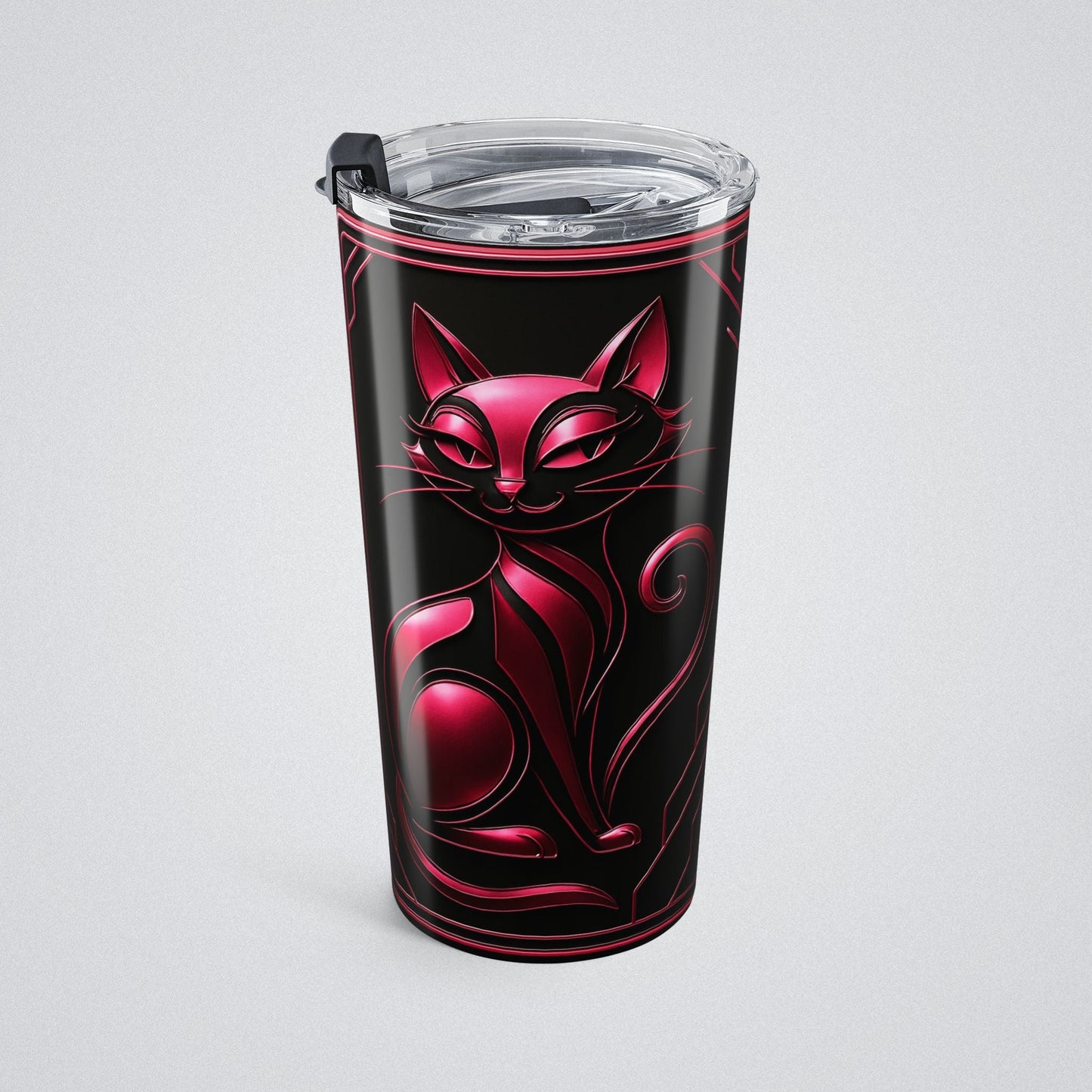 "PinkLady's Purr" Insulated Tumbler - Winsome Realms