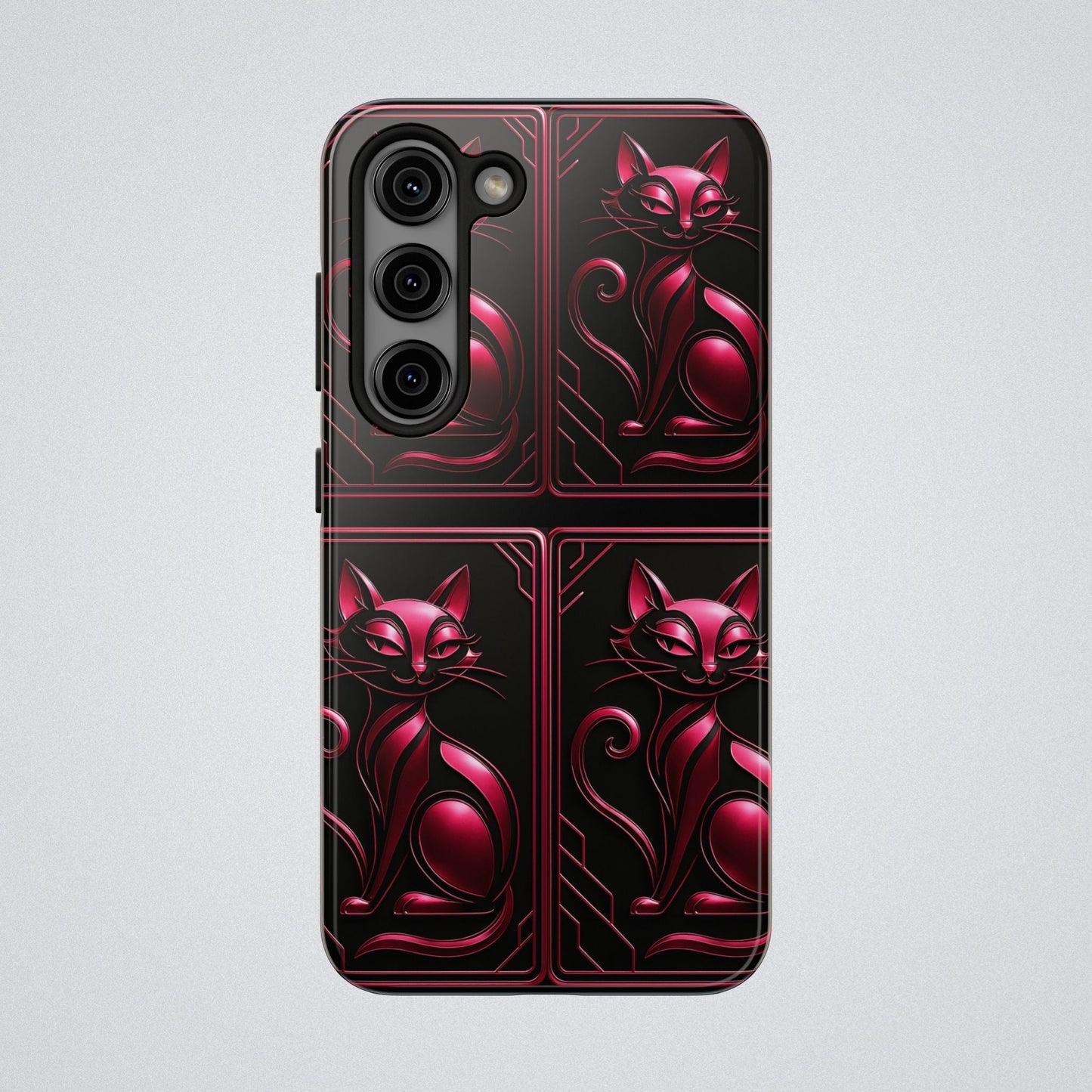 "PinkLady's Purr" Tough Phone Case - Winsome Realms
