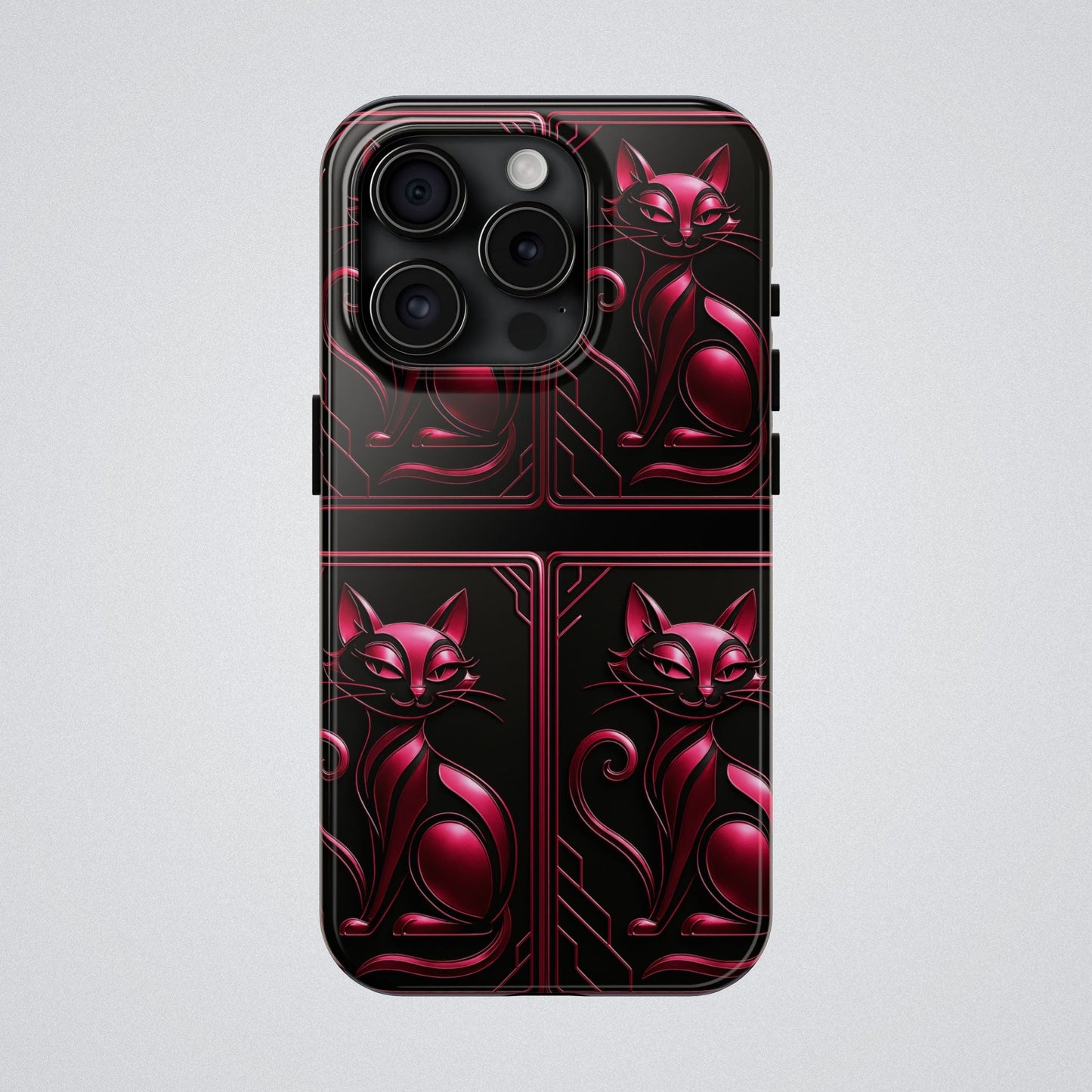 "PinkLady's Purr" Tough Phone Case - Winsome Realms