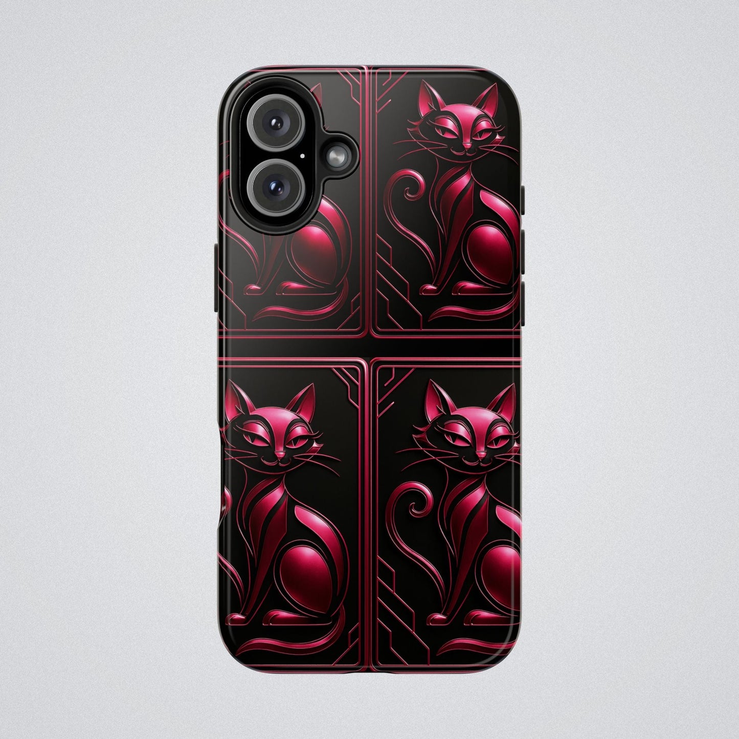 "PinkLady's Purr" Tough Phone Case - Winsome Realms