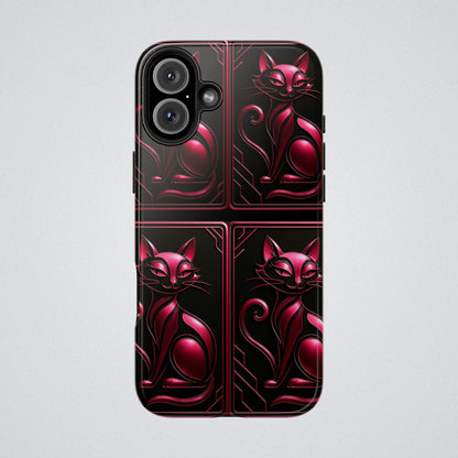 "PinkLady's Purr" Tough Phone Case - Winsome Realms