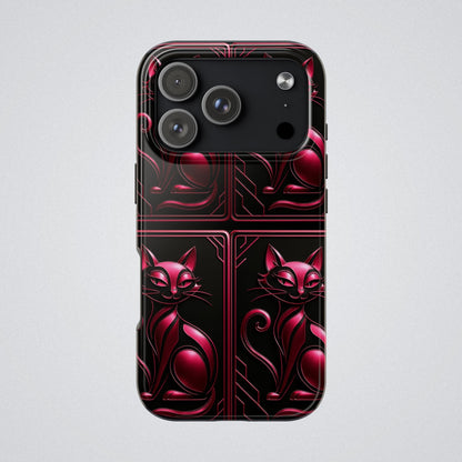 "PinkLady's Purr" Tough Phone Case - Winsome Realms