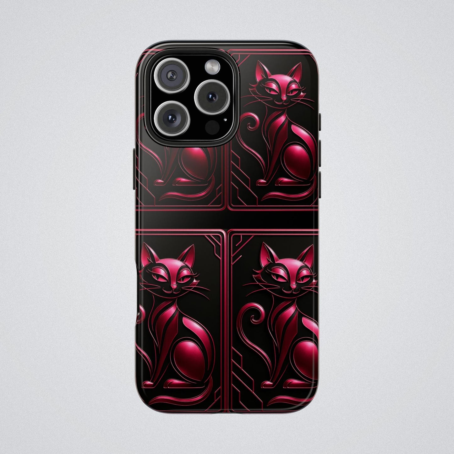 "PinkLady's Purr" Tough Phone Case - Winsome Realms