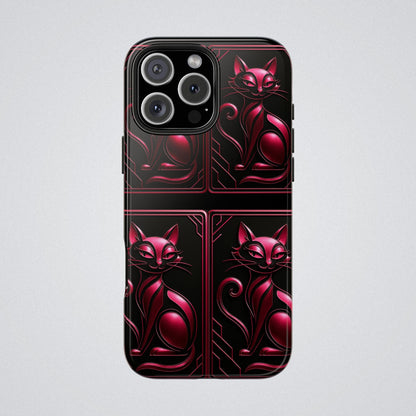 "PinkLady's Purr" Tough Phone Case - Winsome Realms
