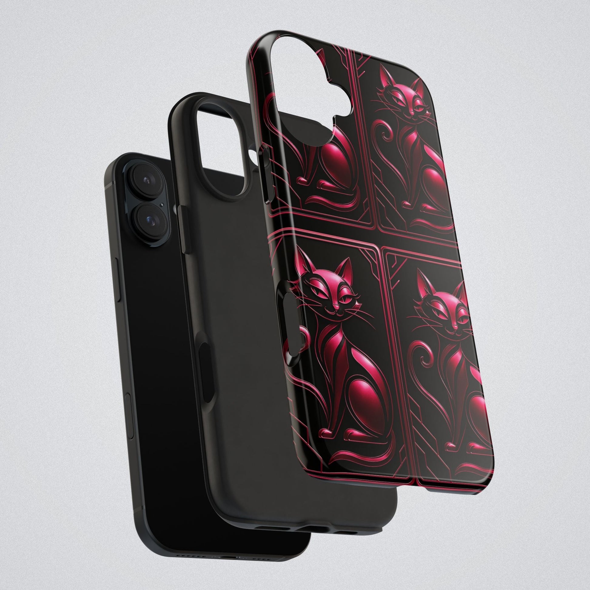 "PinkLady's Purr" Tough Phone Case - Winsome Realms