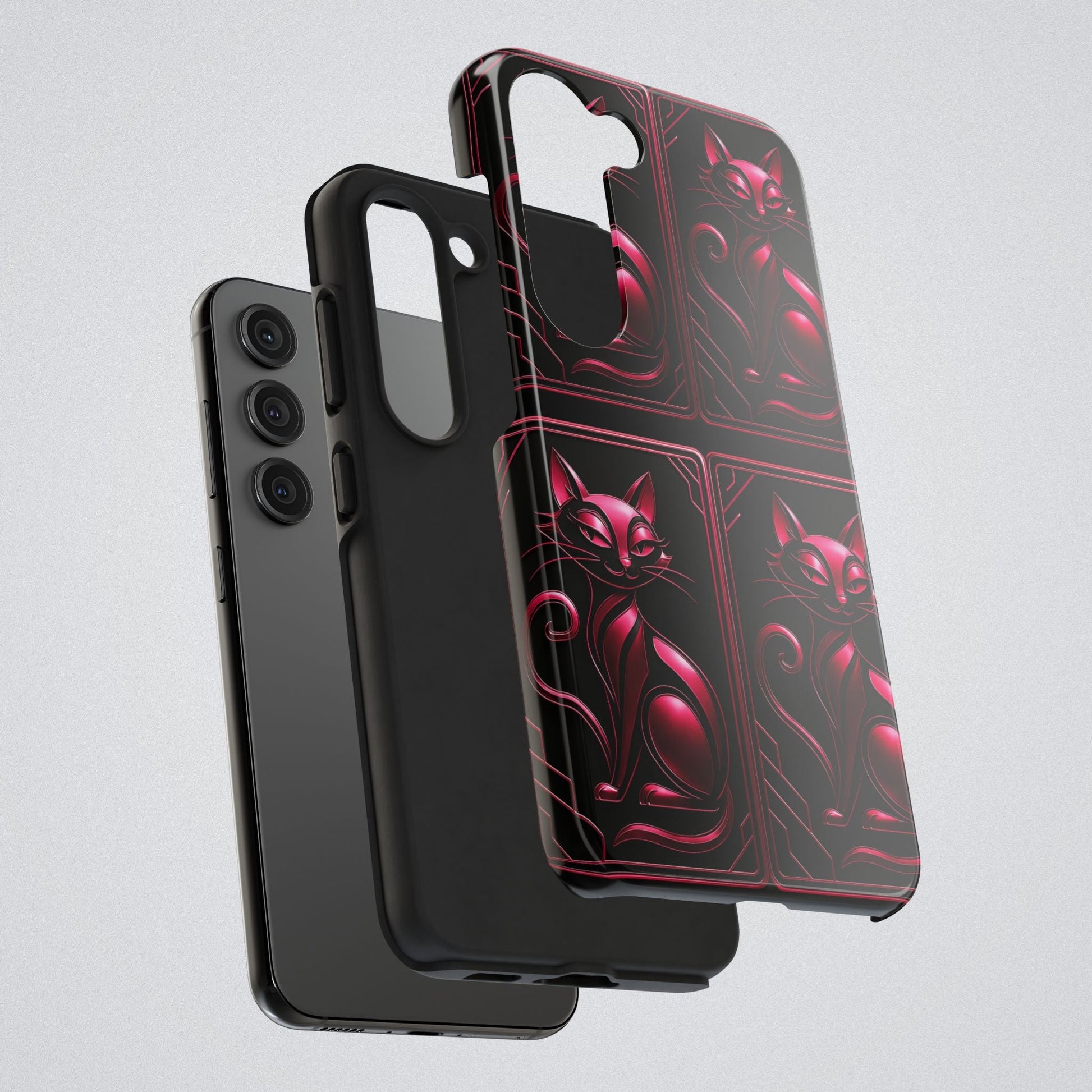 "PinkLady's Purr" Tough Phone Case - Winsome Realms