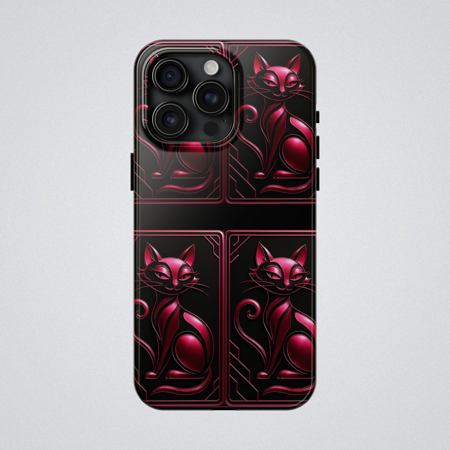"PinkLady's Purr" Tough Phone Case - Winsome Realms