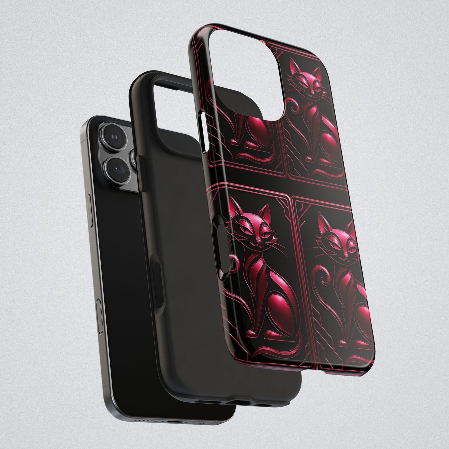 "PinkLady's Purr" Tough Phone Case - Winsome Realms
