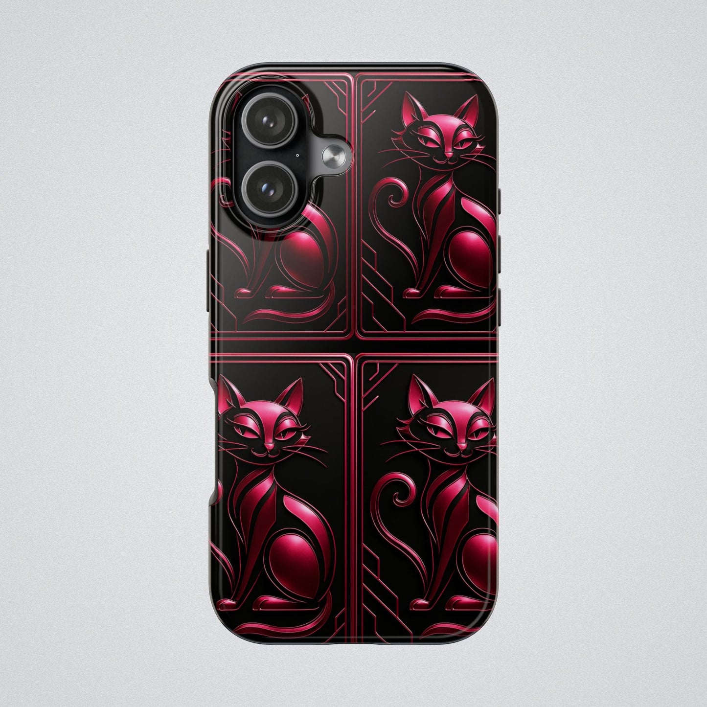 "PinkLady's Purr" Tough Phone Case - Winsome Realms