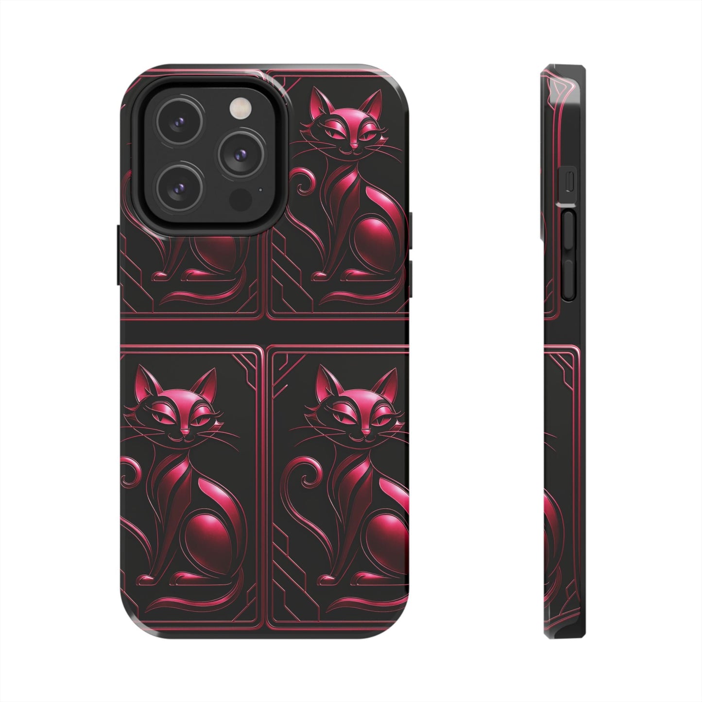 "PinkLady's Purr" Tough Phone Case - Winsome Realms