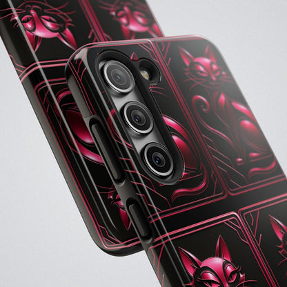 "PinkLady's Purr" Tough Phone Case - Winsome Realms
