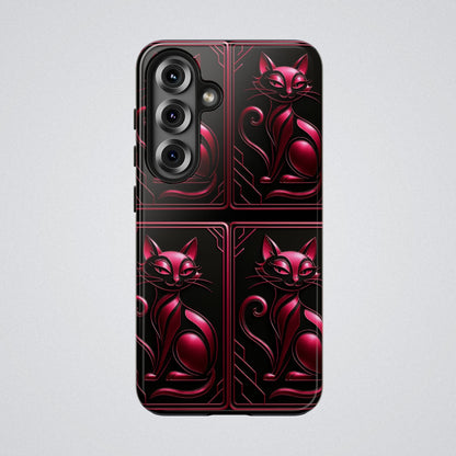 "PinkLady's Purr" Tough Phone Case - Winsome Realms