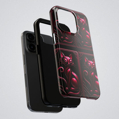 "PinkLady's Purr" Tough Phone Case - Winsome Realms