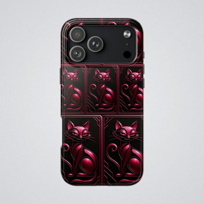 "PinkLady's Purr" Tough Phone Case - Winsome Realms