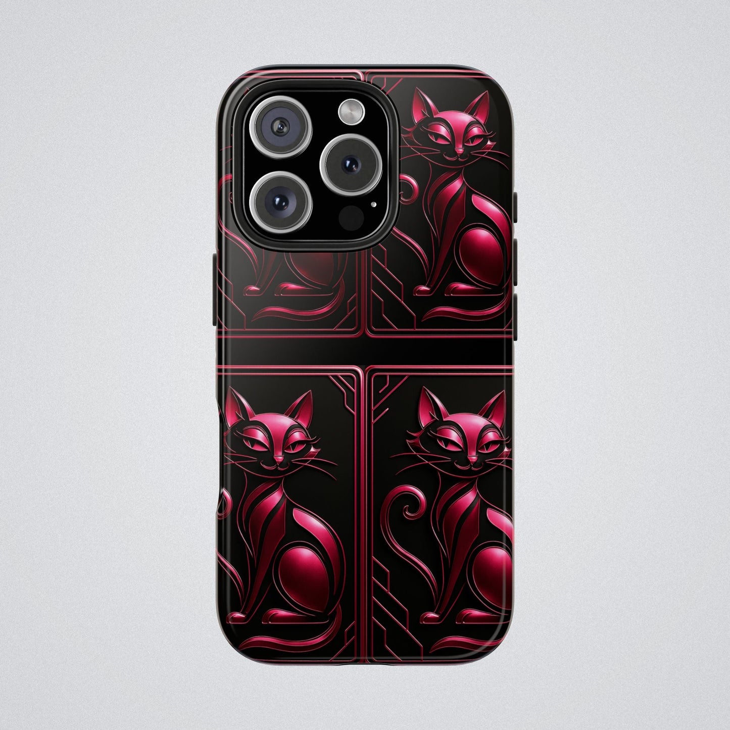 "PinkLady's Purr" Tough Phone Case - Winsome Realms