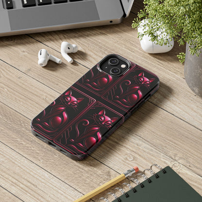 "PinkLady's Purr" Tough Phone Case - Winsome Realms