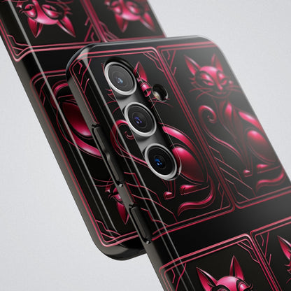 "PinkLady's Purr" Tough Phone Case - Winsome Realms