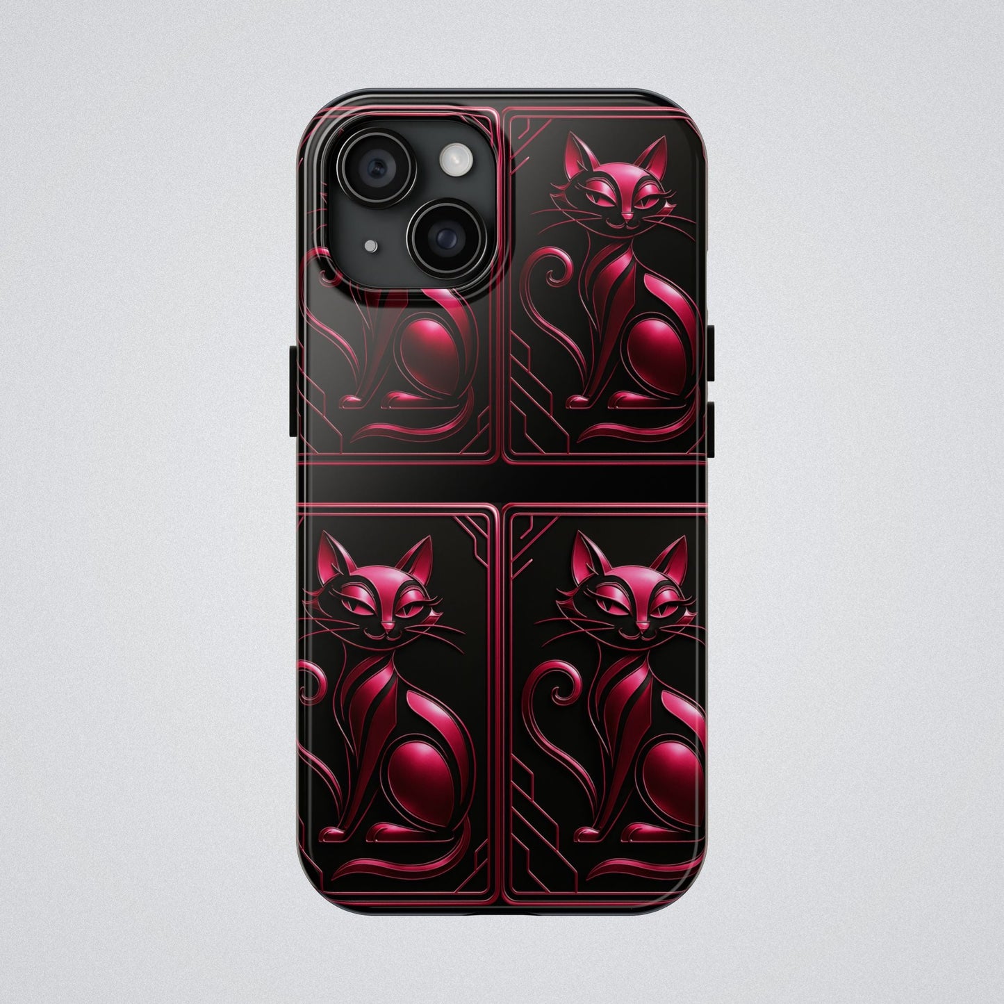 "PinkLady's Purr" Tough Phone Case - Winsome Realms