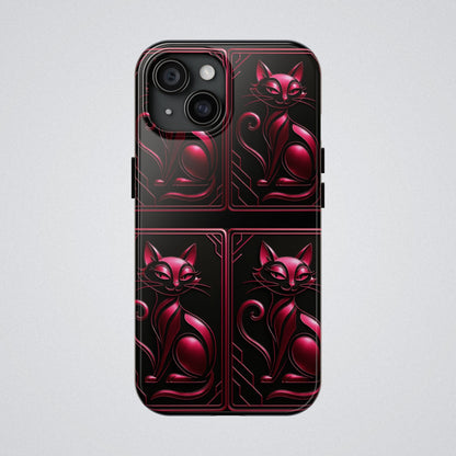 "PinkLady's Purr" Tough Phone Case - Winsome Realms
