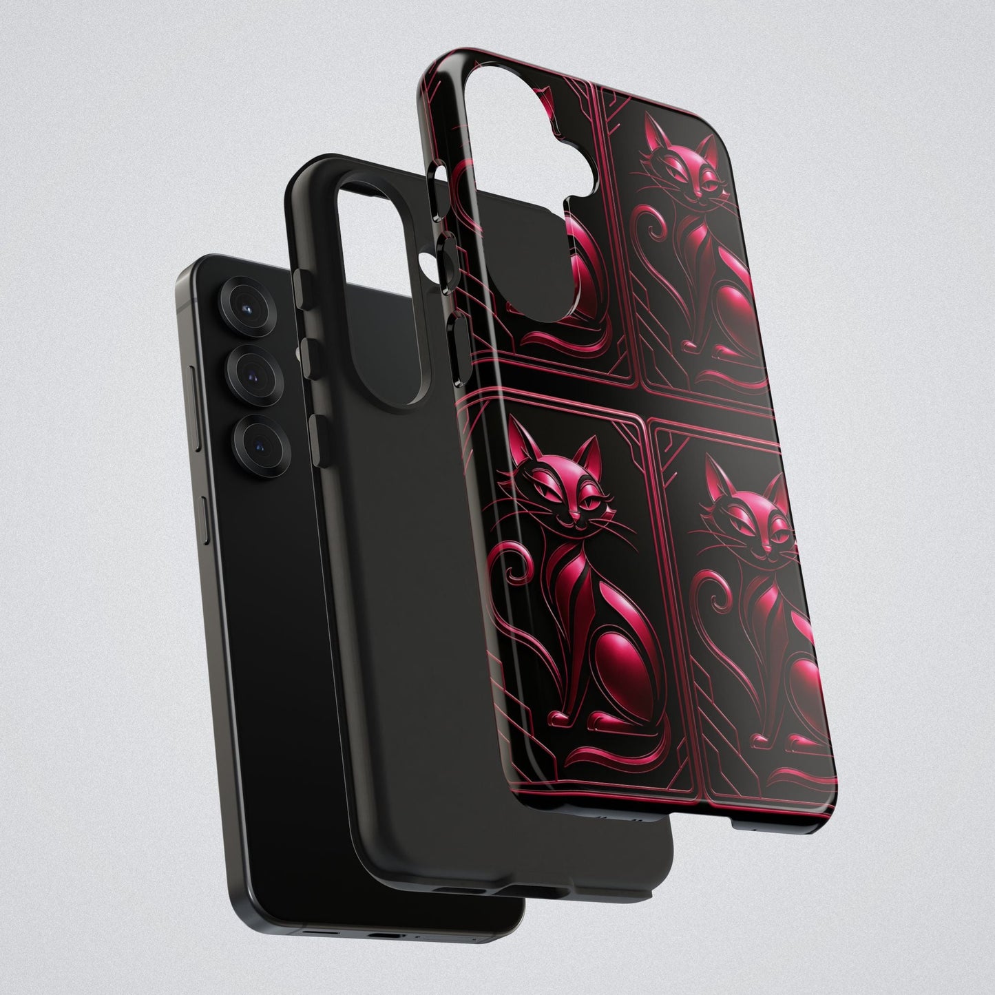 "PinkLady's Purr" Tough Phone Case - Winsome Realms