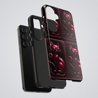 "PinkLady's Purr" Tough Phone Case - Winsome Realms