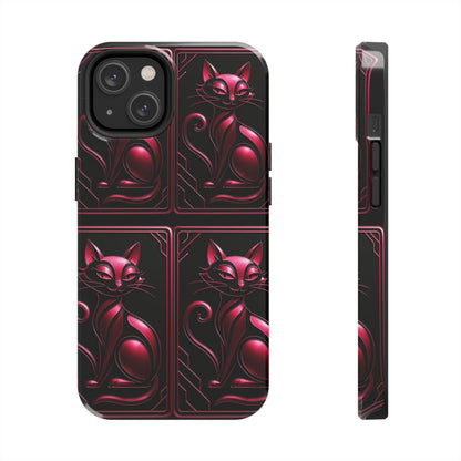 "PinkLady's Purr" Tough Phone Case - Winsome Realms