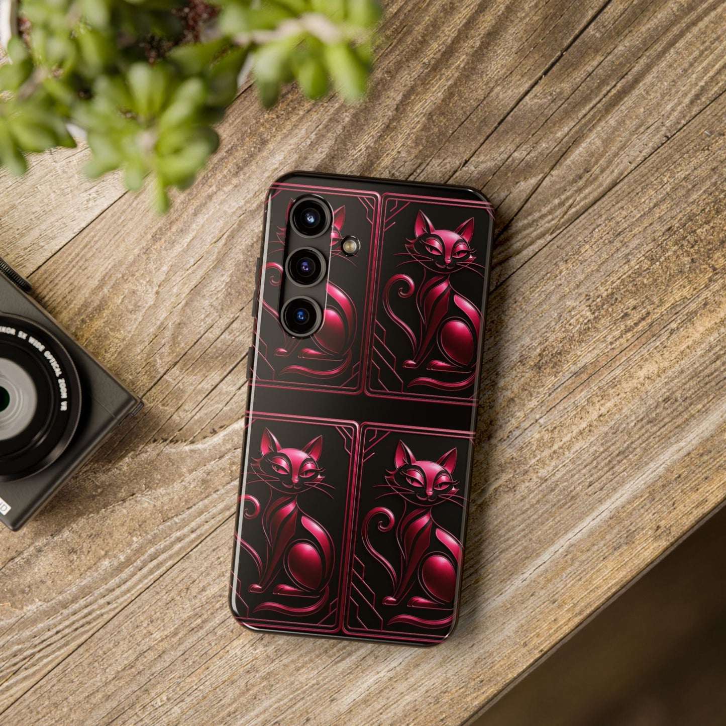"PinkLady's Purr" Tough Phone Case - Winsome Realms