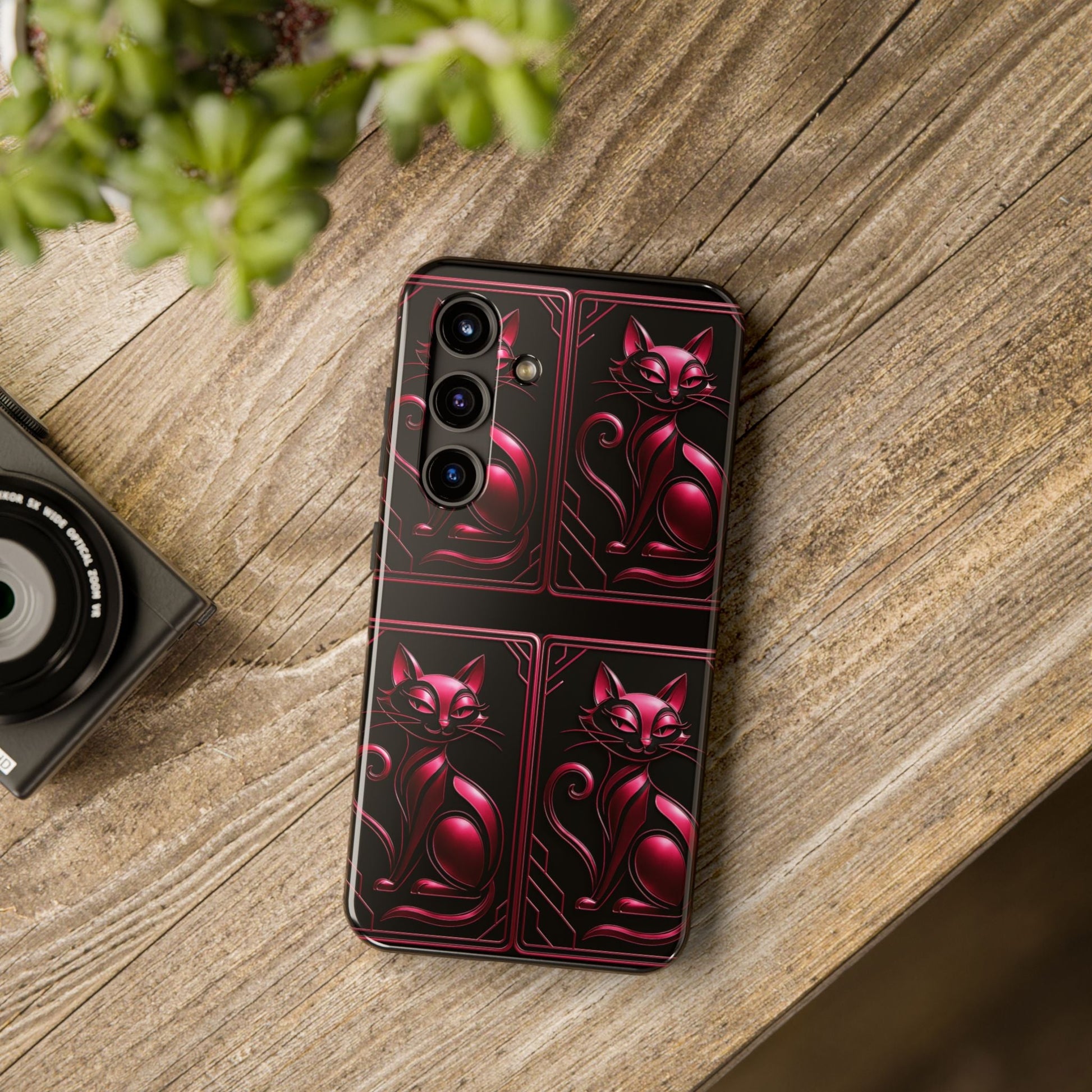 "PinkLady's Purr" Tough Phone Case - Winsome Realms