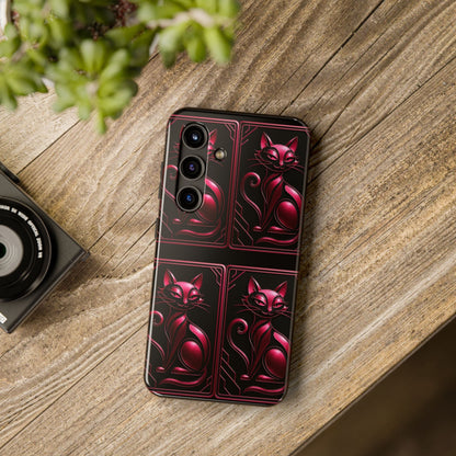 "PinkLady's Purr" Tough Phone Case - Winsome Realms