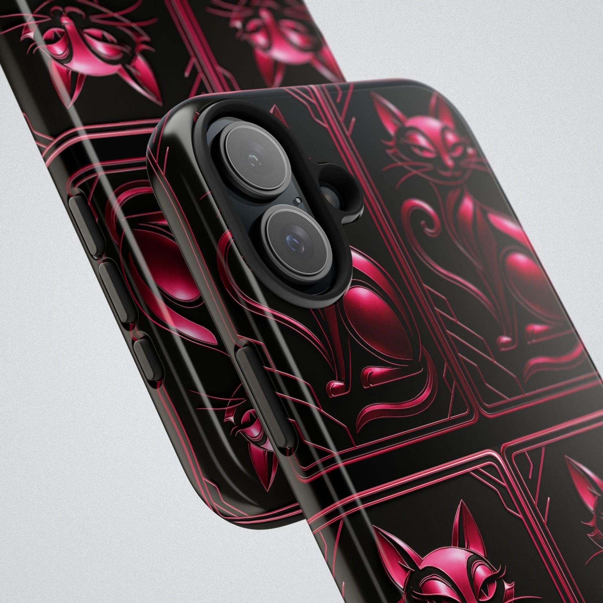 "PinkLady's Purr" Tough Phone Case - Winsome Realms