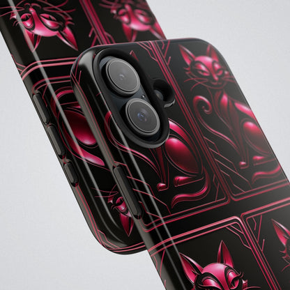 "PinkLady's Purr" Tough Phone Case - Winsome Realms
