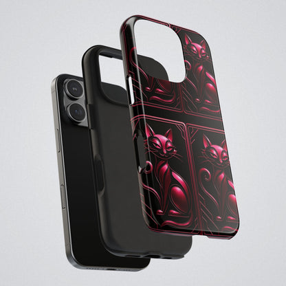 "PinkLady's Purr" Tough Phone Case - Winsome Realms