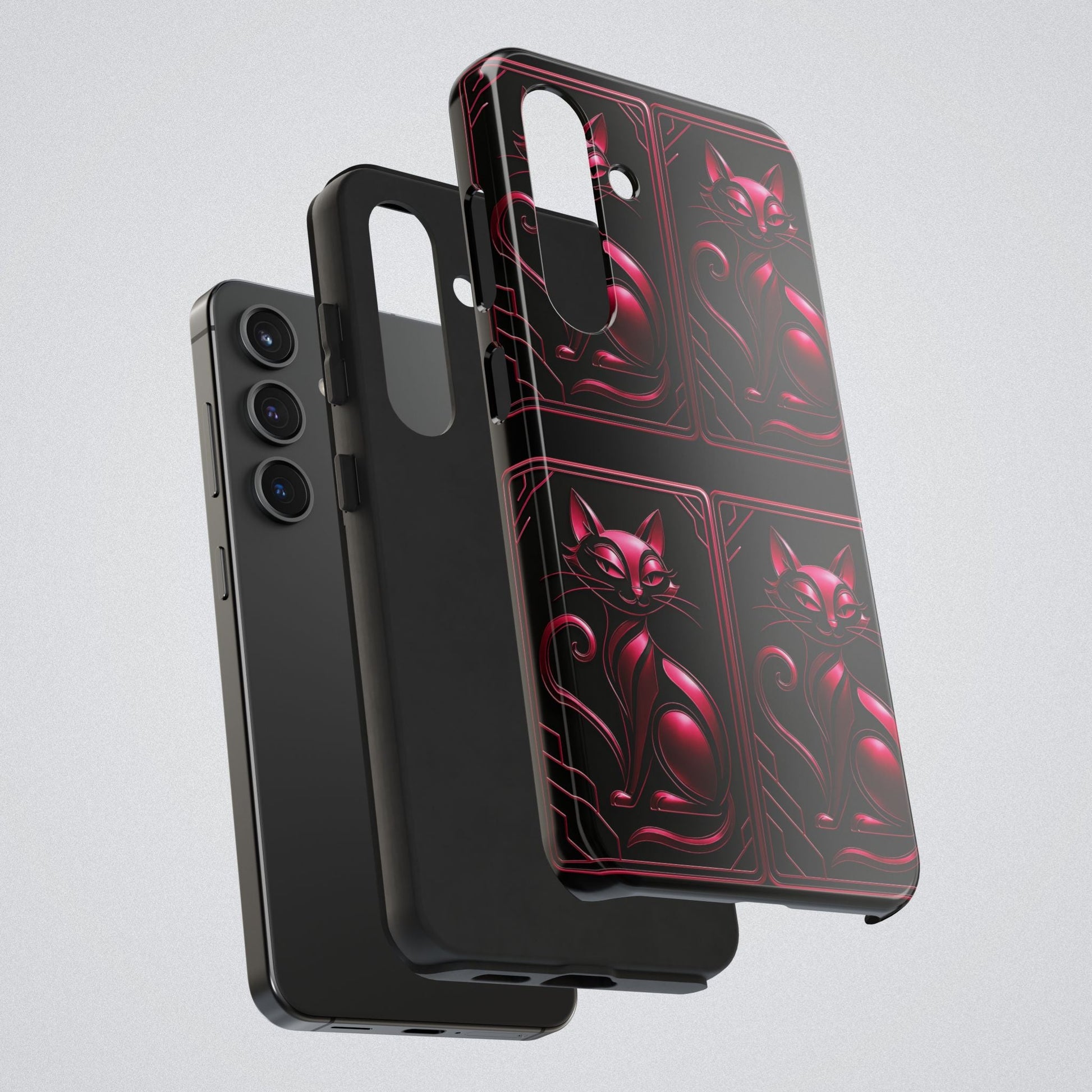 "PinkLady's Purr" Tough Phone Case - Winsome Realms