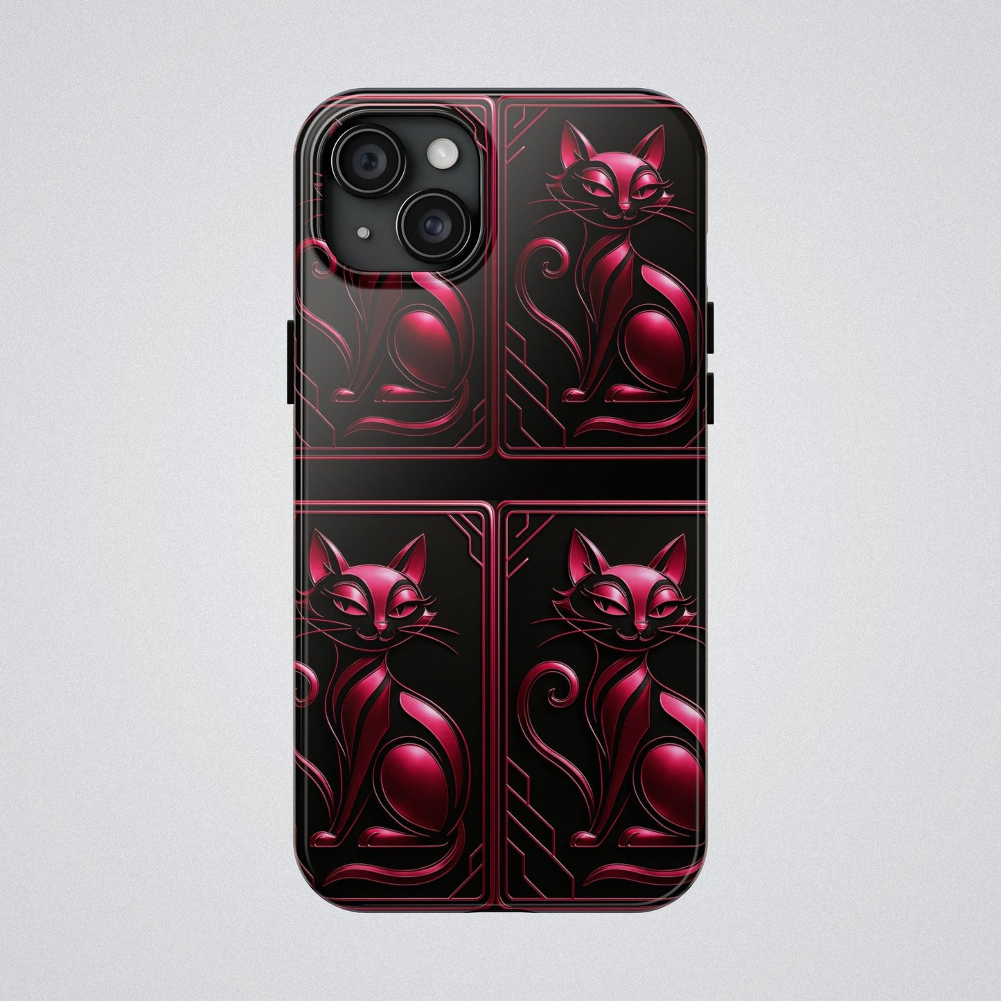 "PinkLady's Purr" Tough Phone Case - Winsome Realms